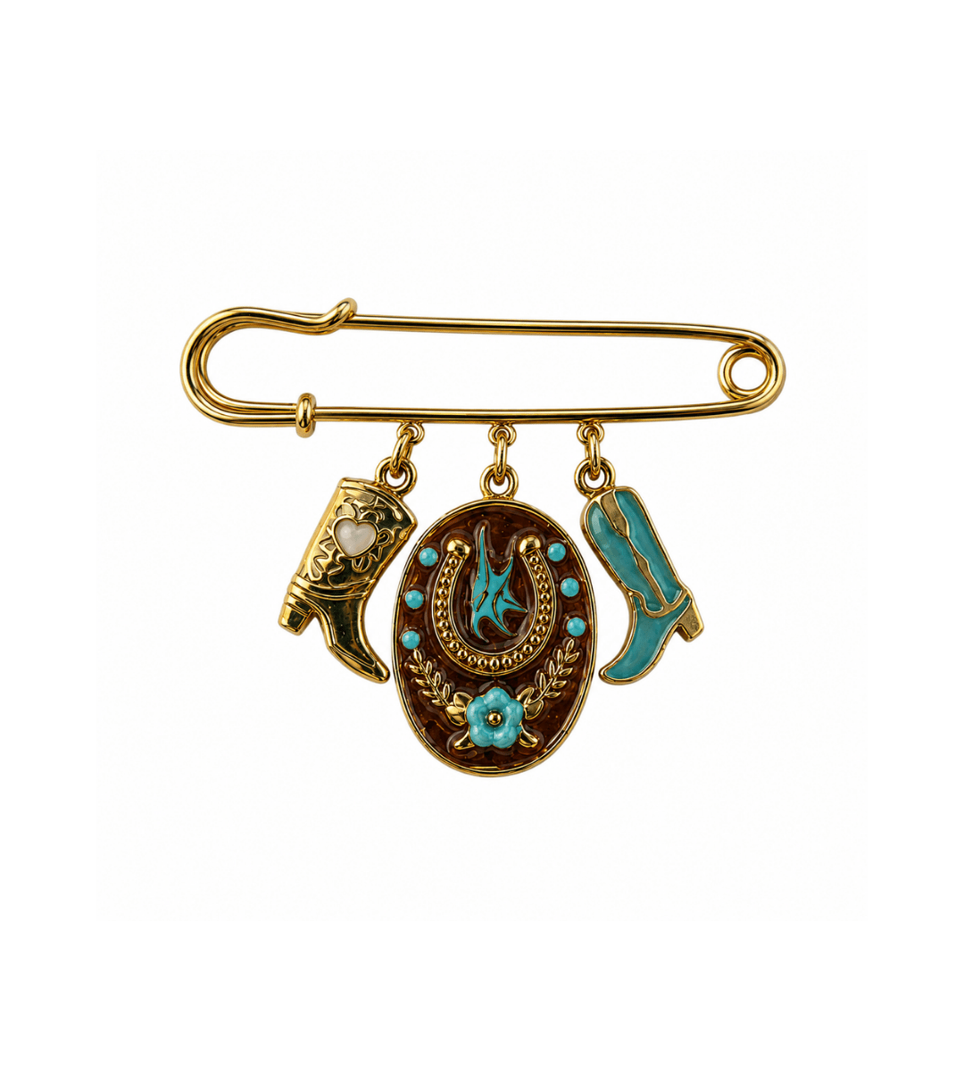 Cowgirl Brooch - Em's BoutiqueEm's Boutique