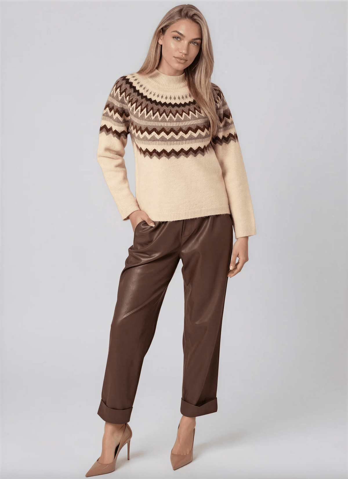 Fair Isle Sweater - Em's BoutiqueEm's Boutique