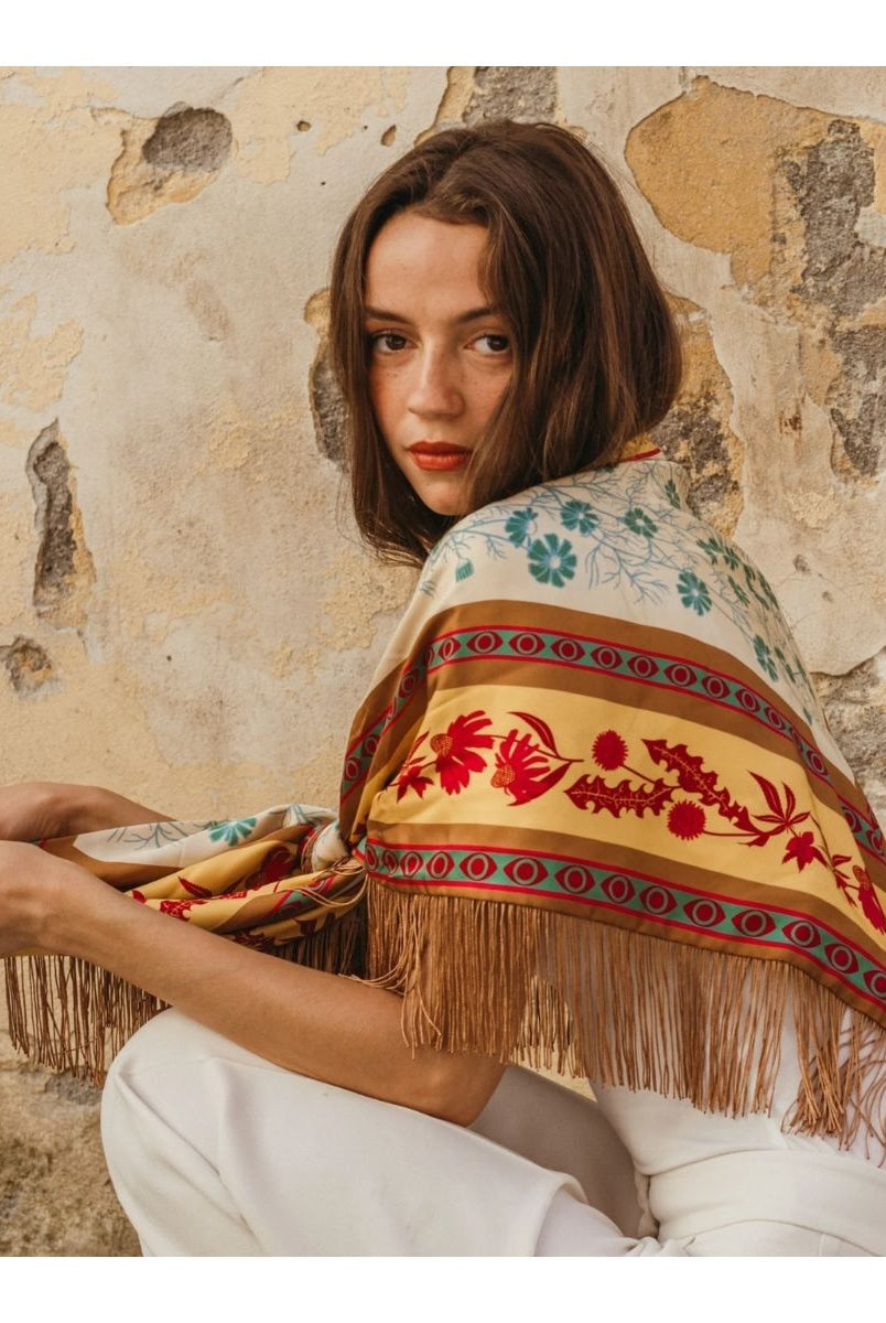 Gaia Silk Bandana - Em's BoutiqueFreya