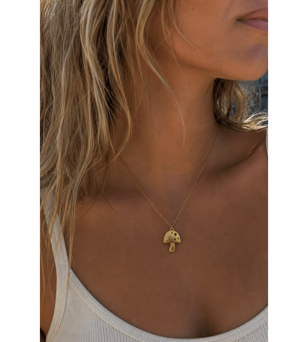 Mushroom Necklace - Em's BoutiqueEm's Boutique