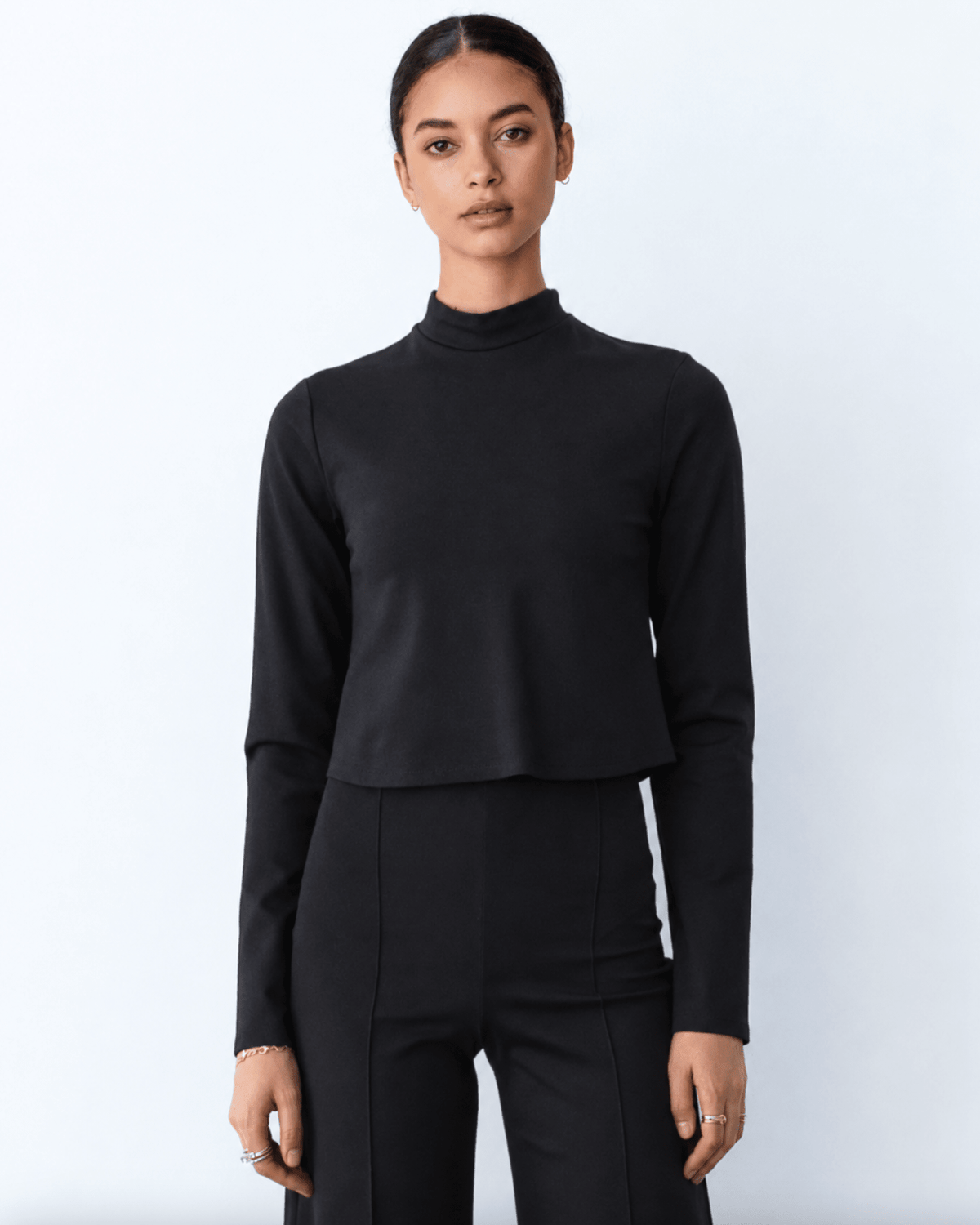 Ponte Knit Mock Turtleneck - Em's BoutiqueRipley Rader