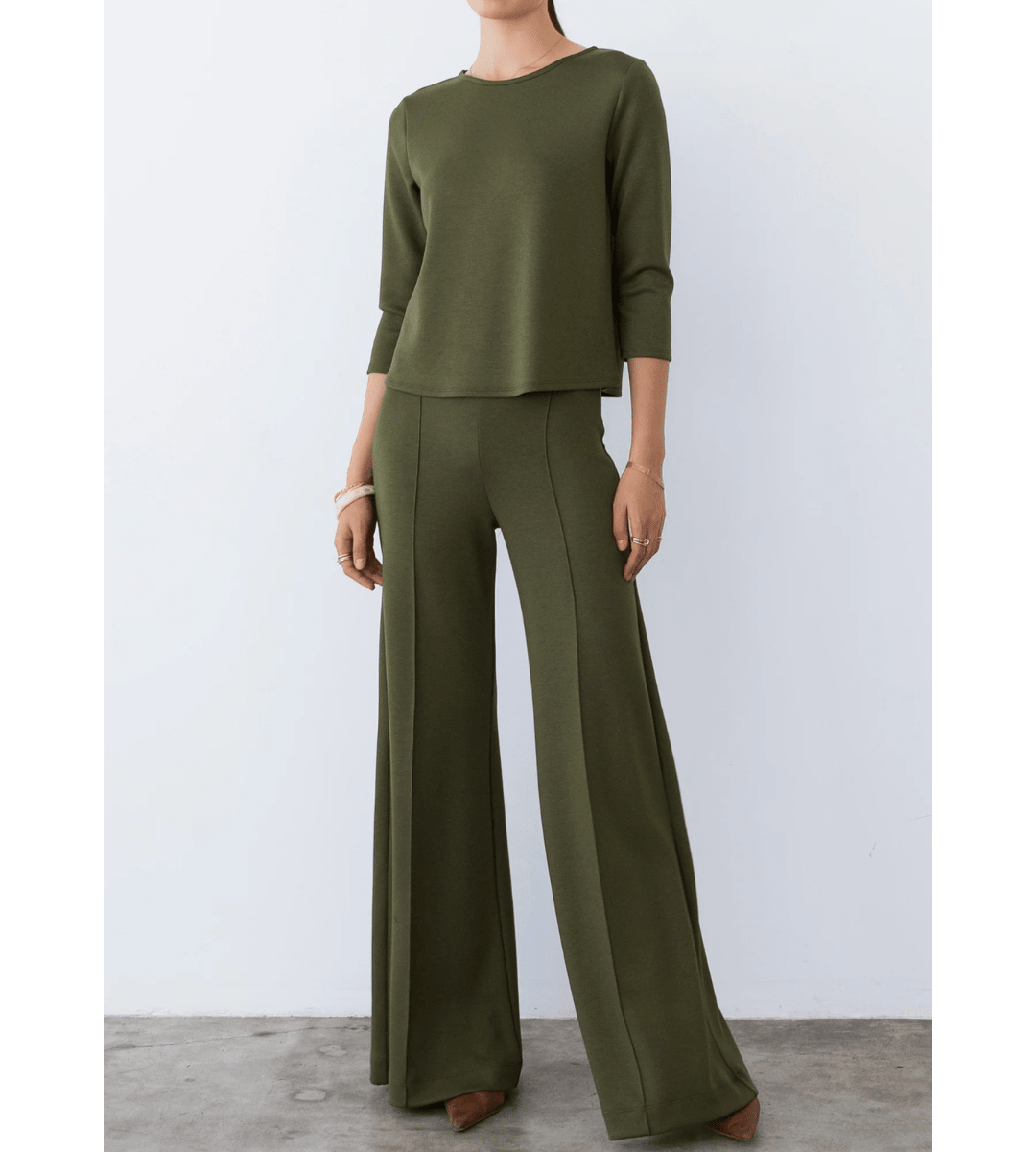 Scuba Wideleg Pant - Em's BoutiqueRipley Rader