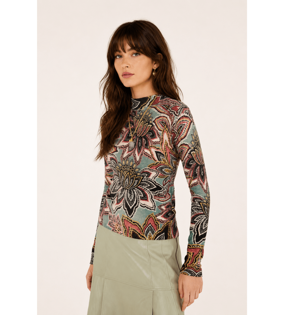 Tapestry Knit Top - Em's BoutiqueFarm Rio