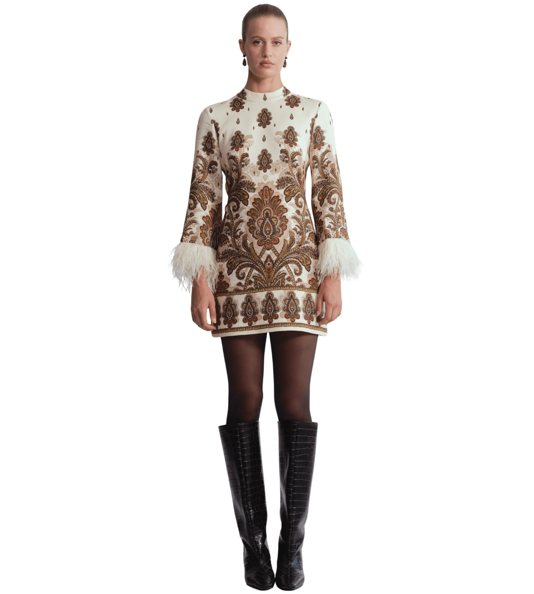Vida Dress Castle Paisley Ivory - Em's BoutiqueCara Cara