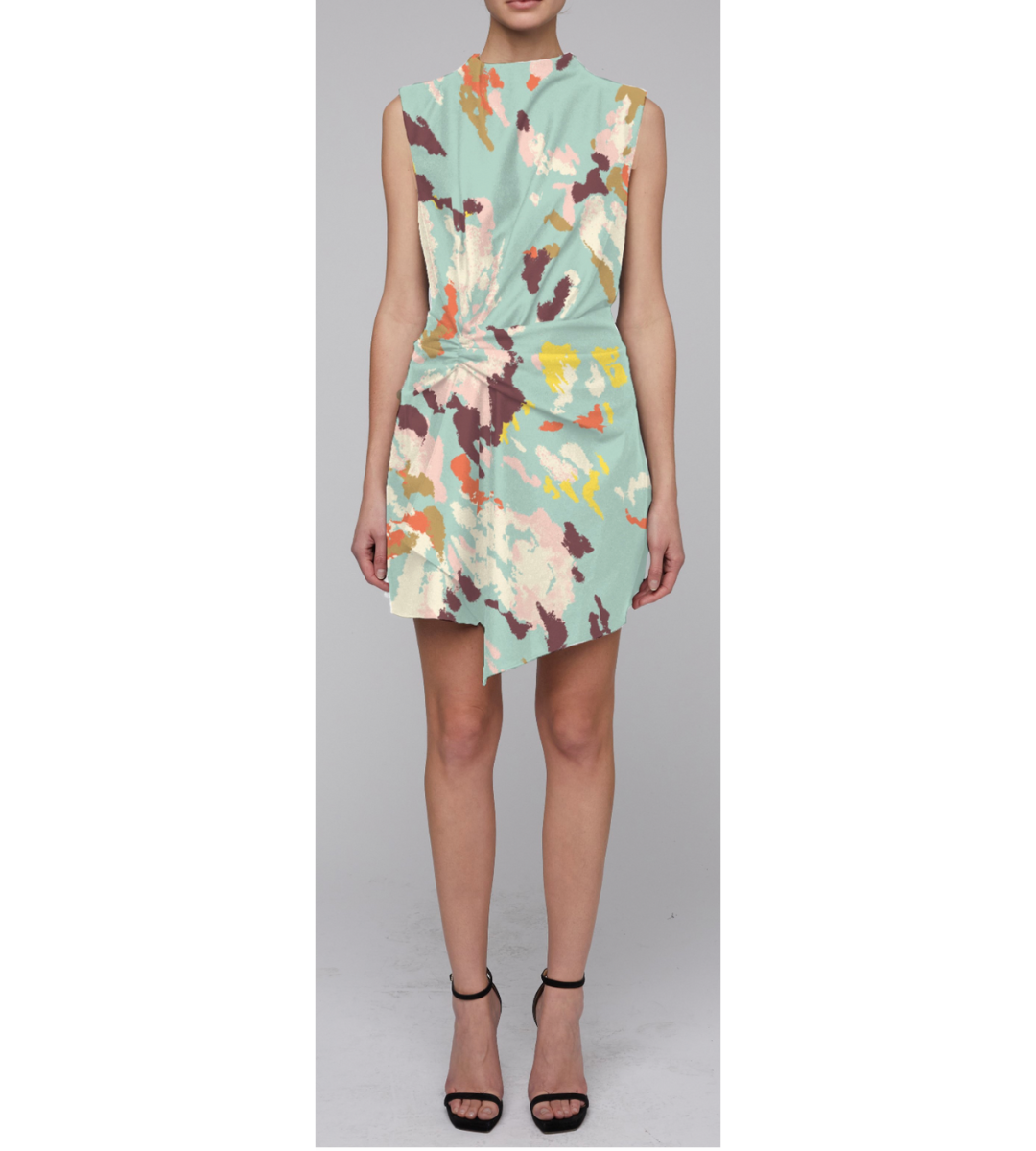 a.l.c. printed dion dress mini dress cocktail