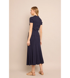 cara cara midi skirt navy knit matching set