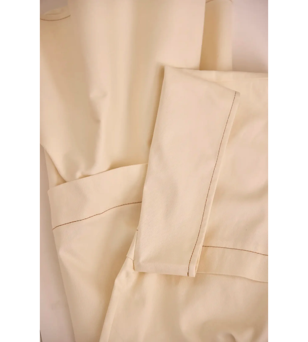 hunter bell cream ivory addison dress mini contrast trim