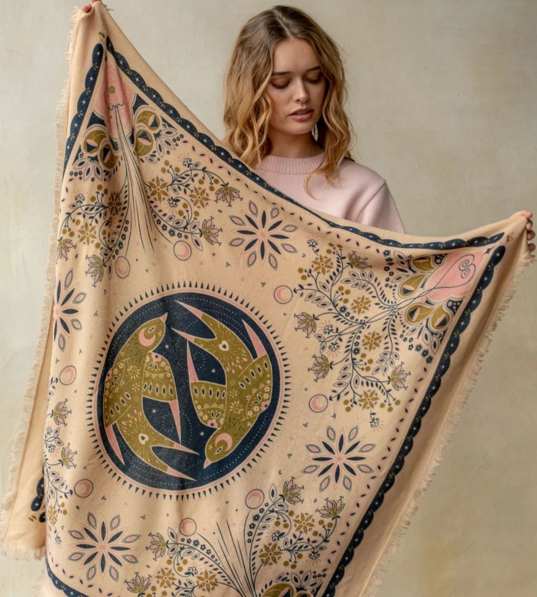 Celestial Bird Bandana - Em's BoutiqueFreya