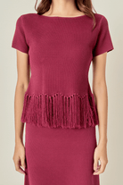 Frida Fringe Top - Em's BoutiqueEnglish Factory