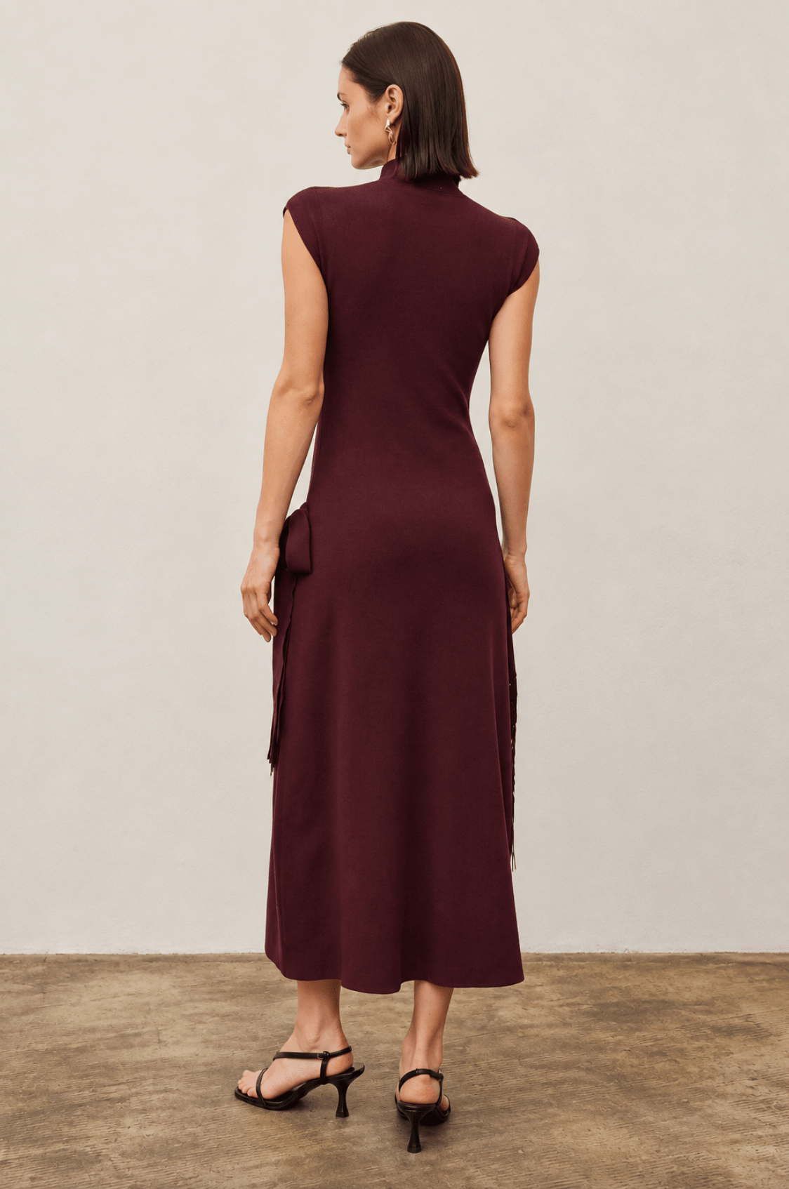 Fringe Wrap Dress - Em's BoutiqueEm's Boutique
