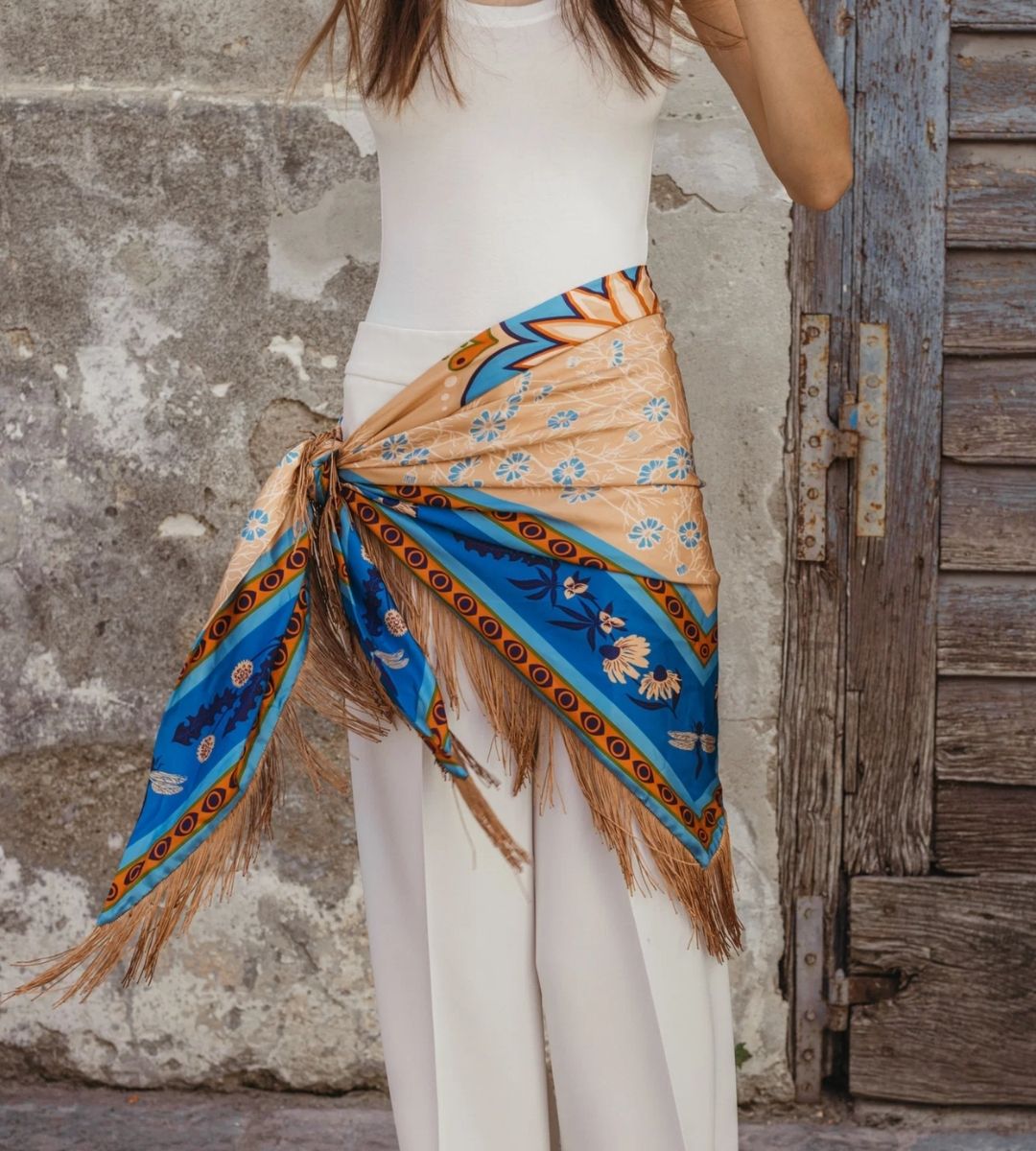 Gaia Silk Bandana - Em's BoutiqueFreya