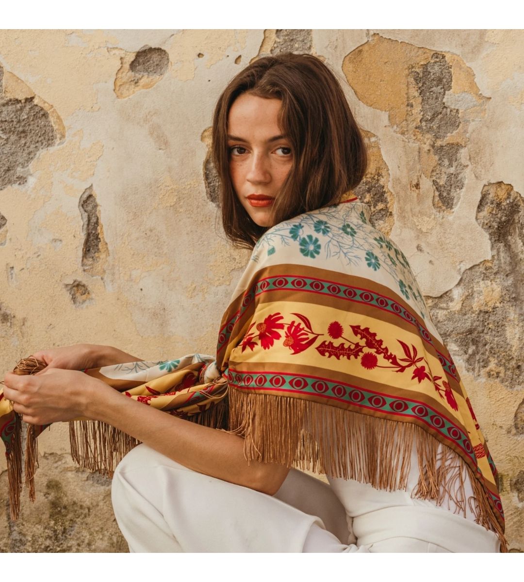 Gaia Silk Bandana - Em's BoutiqueFreya