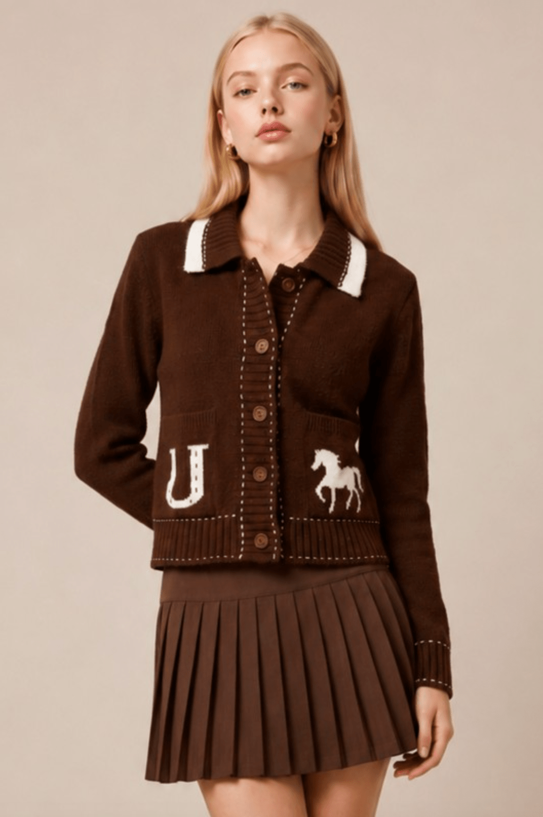 Horseshoe Cardi - Em's BoutiqueEm's Boutique