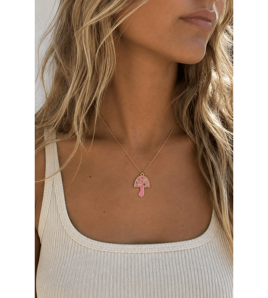 Mushroom Necklace - Em's BoutiqueEm's Boutique