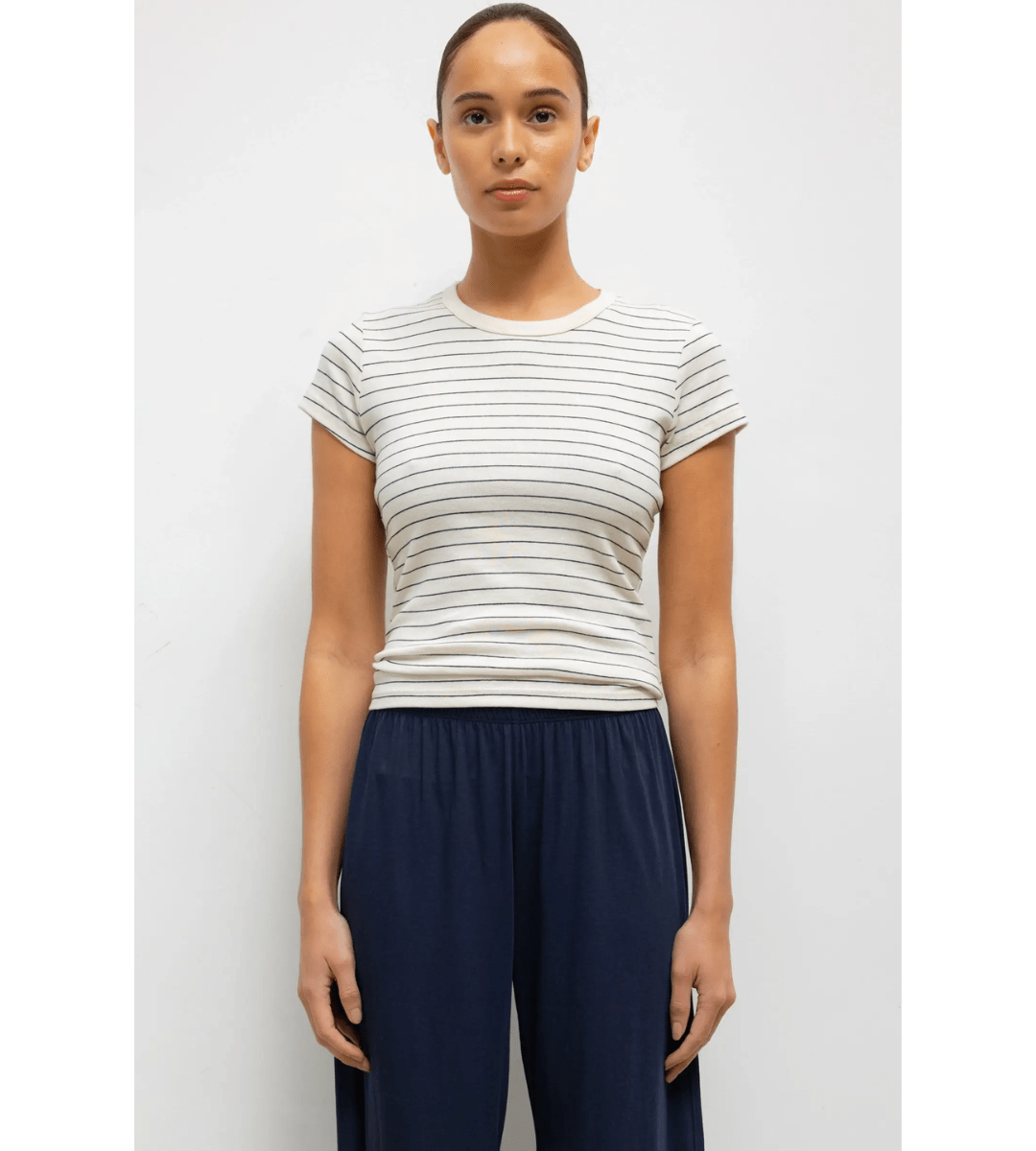 Nando Stripe Slim Fit Tee - Em's BoutiqueLESET