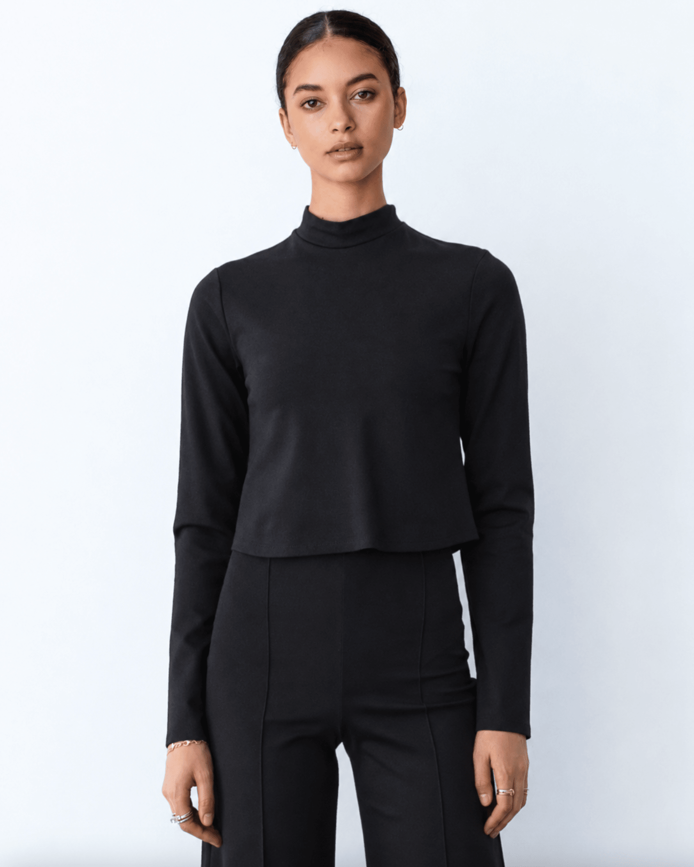 Ponte Knit Mock Turtleneck - Em's BoutiqueRipley Rader