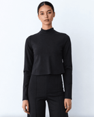 Ponte Knit Mock Turtleneck - Em's BoutiqueRipley Rader