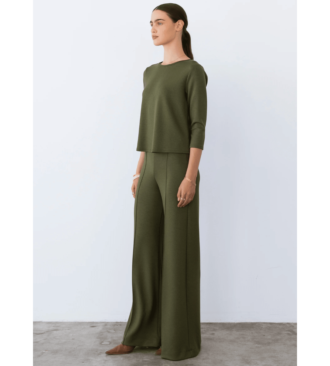 Scuba Wideleg Pant - Em's BoutiqueRipley Rader