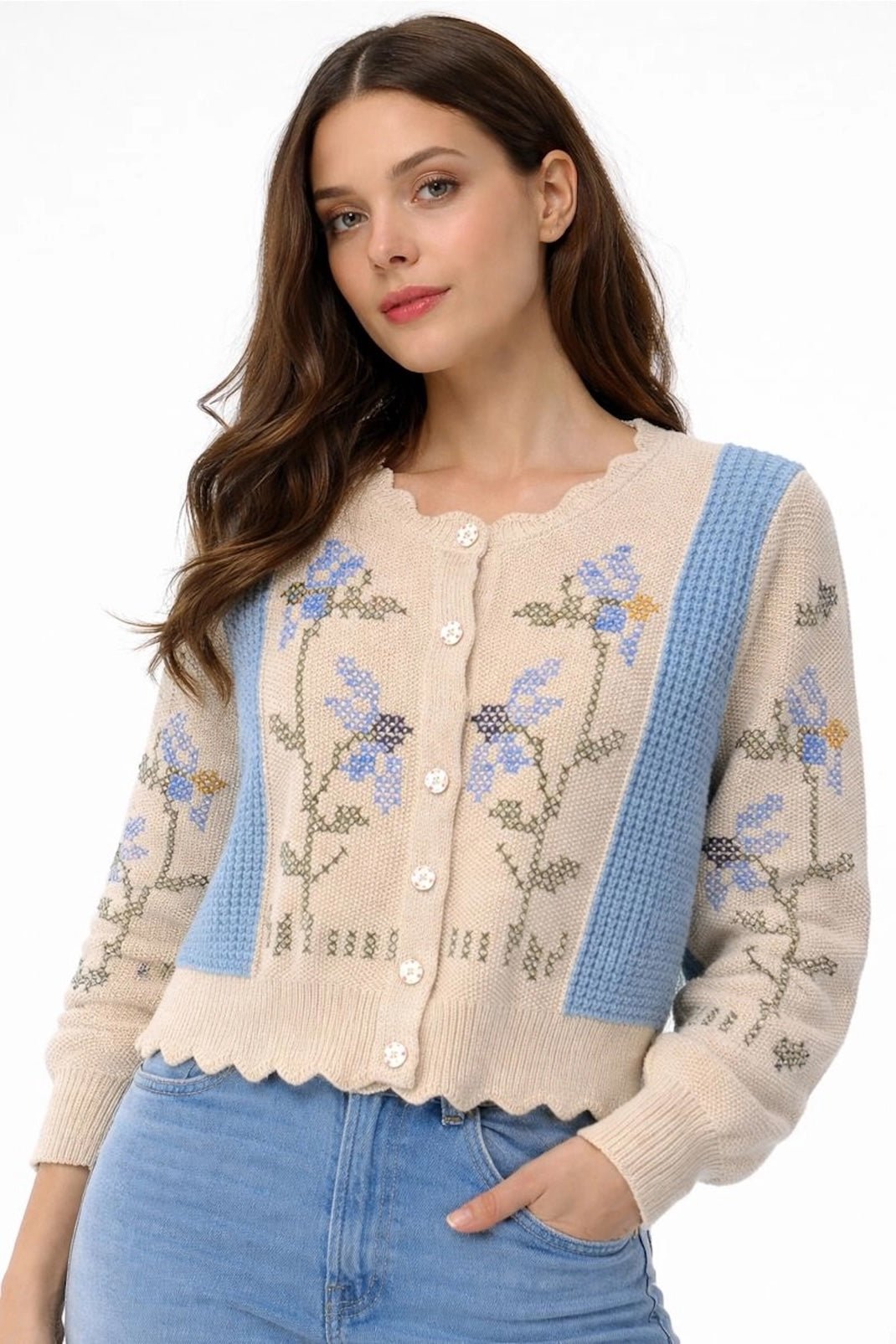 Stitch Cardigan - Em's BoutiqueEm's Boutique