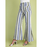 Stripe Flare Pant - Em's BoutiqueEm's Boutique
