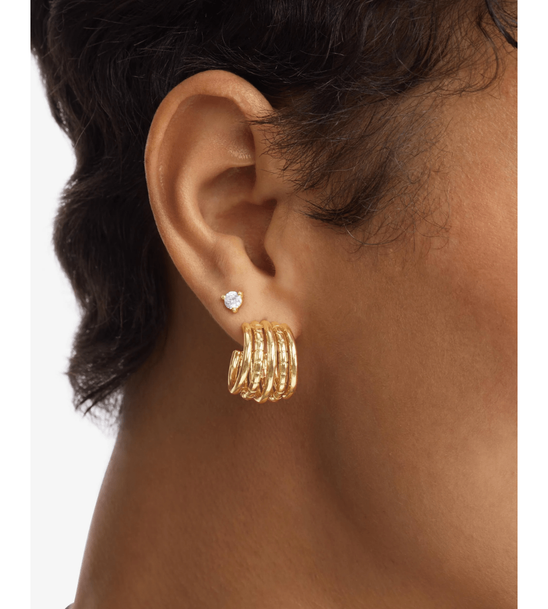 Talon 5 Row Hoops - Em's BoutiqueMelinda Maria Designs