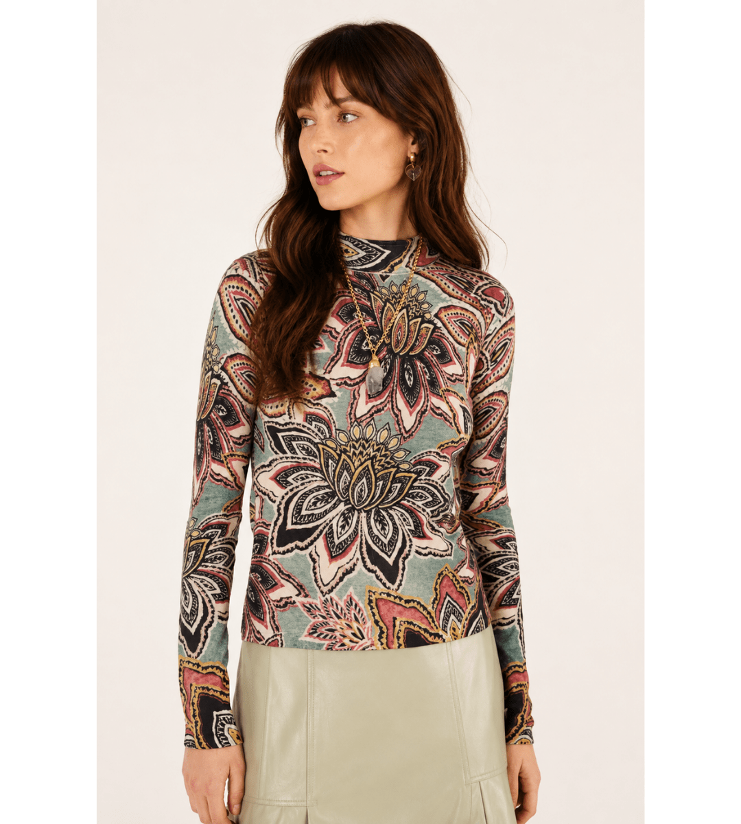 Tapestry Knit Top - Em's BoutiqueFarm Rio