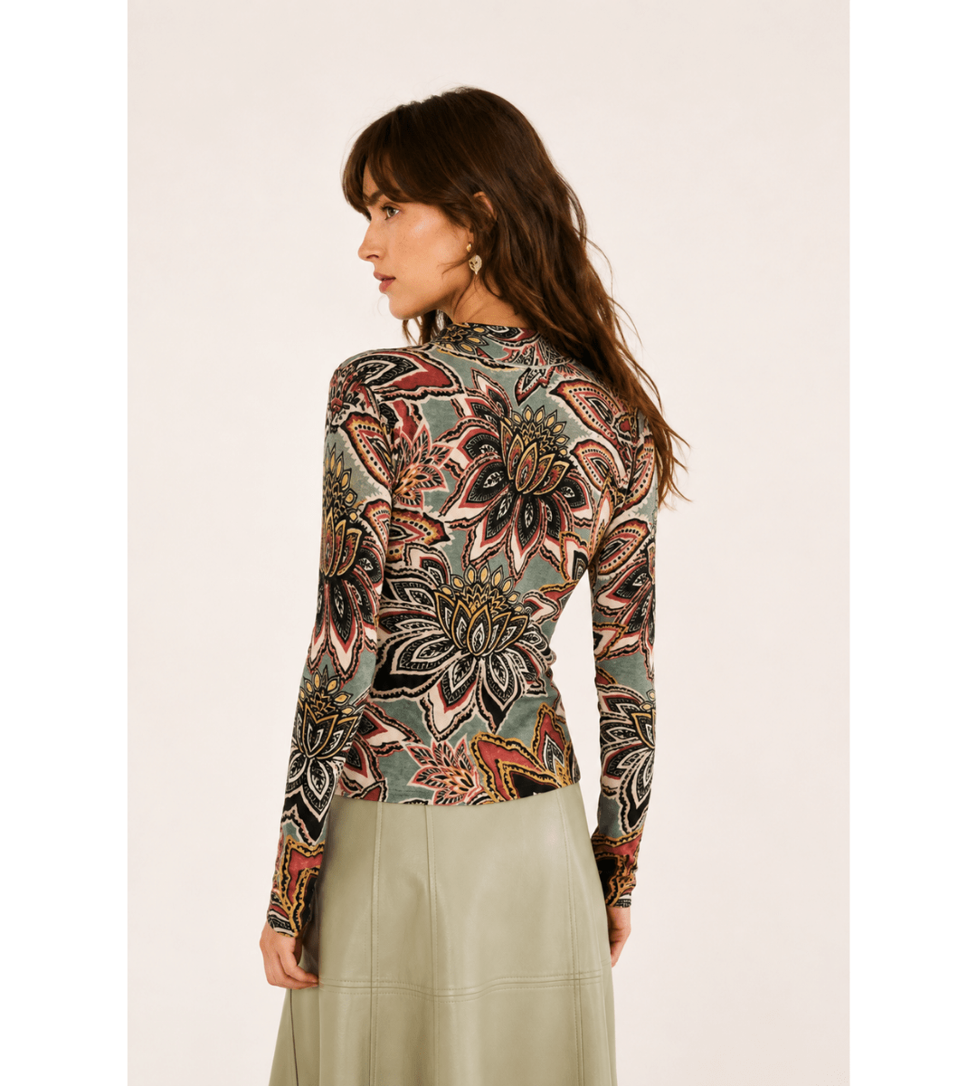 Tapestry Knit Top - Em's BoutiqueFarm Rio