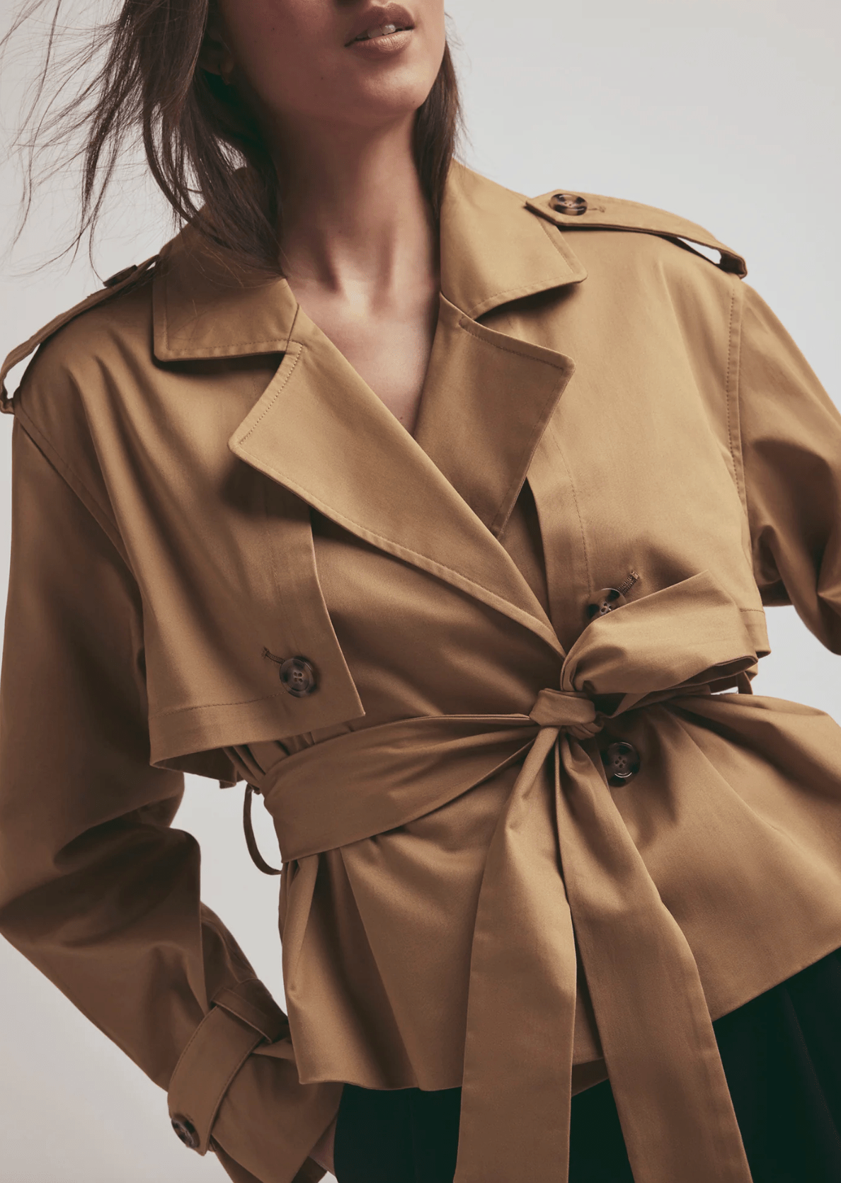 The Cropped Charles Trench - Em's BoutiqueFavorite Daughter