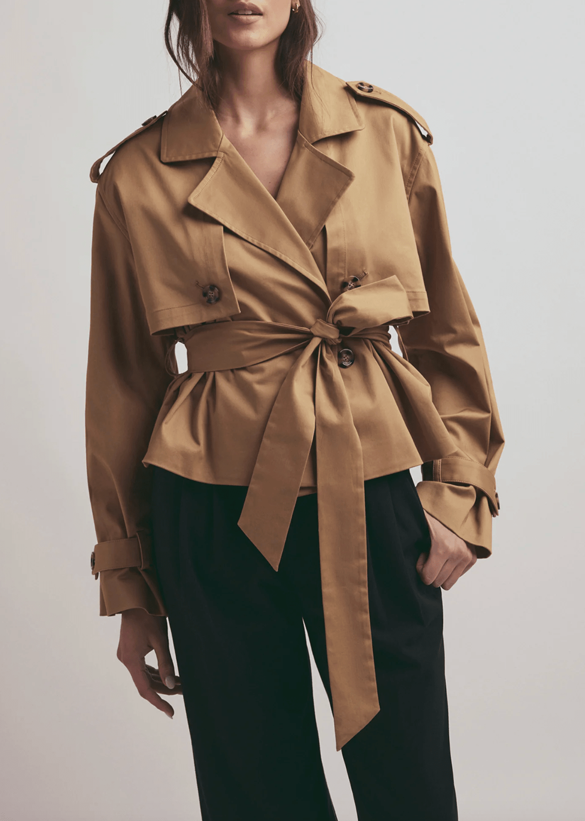 The Cropped Charles Trench - Em's BoutiqueFavorite Daughter