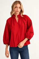 Walsh Poplin Top - Em's BoutiqueEm's Boutique