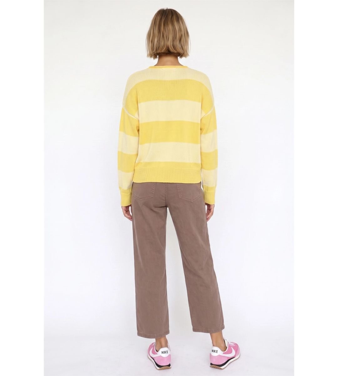 Wide Stripe Cardigan - Em's BoutiqueEm's Boutique