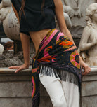 Zodiac Silk Fringe Bandana - Em's BoutiqueFreya